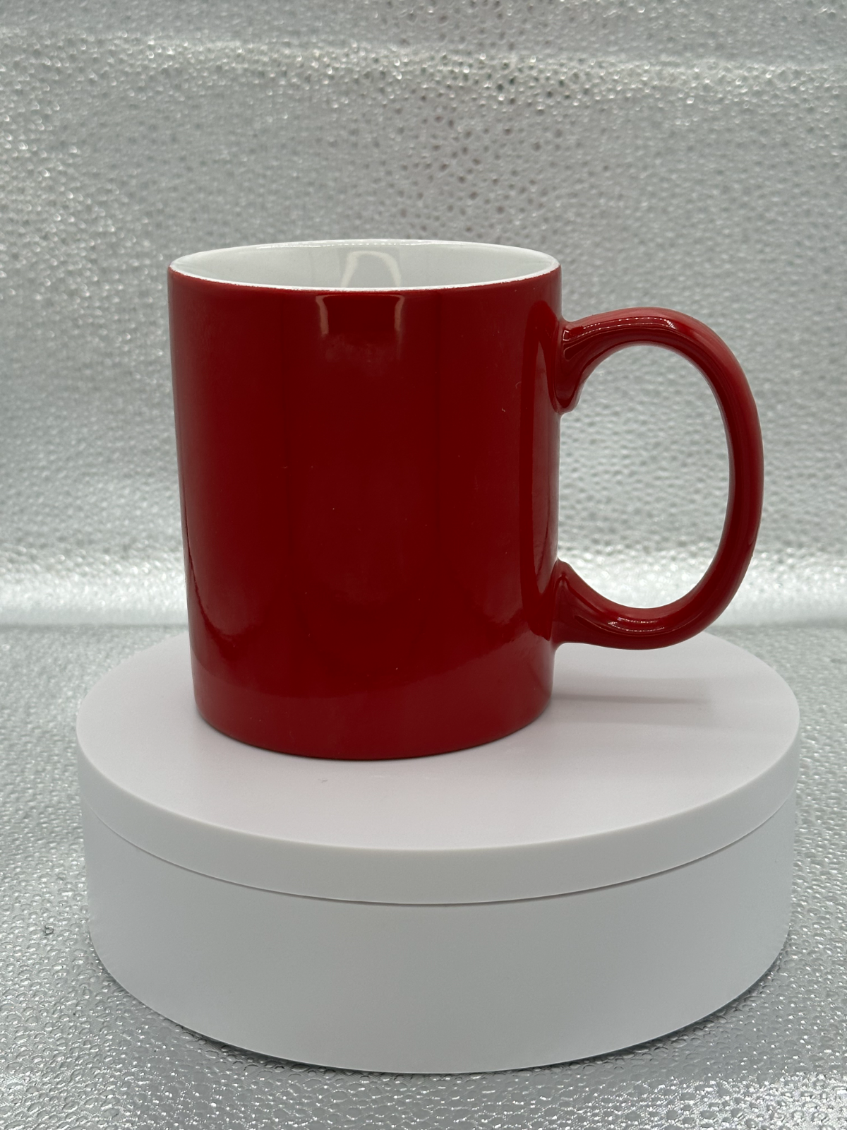 Custom Laser Engraved 12 oz coffee mug red- Dear Santa