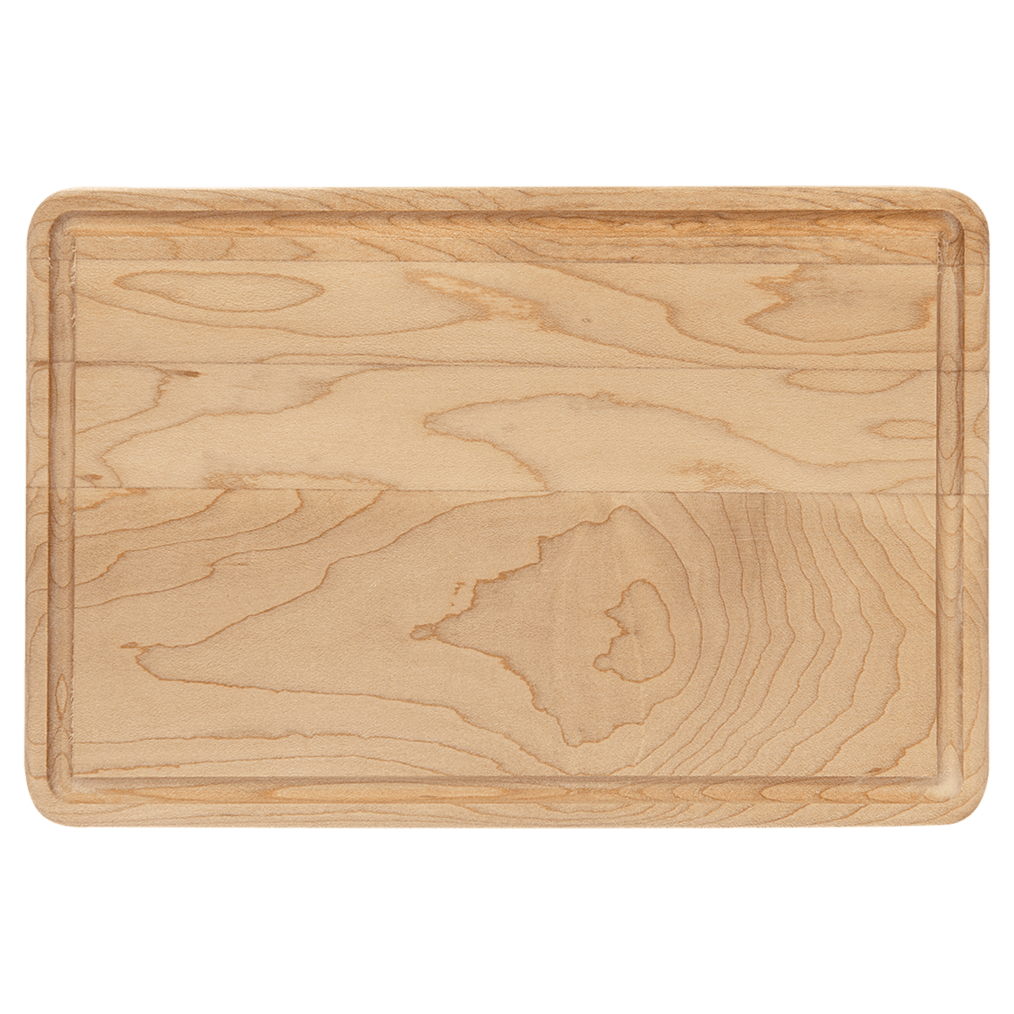 Maple Cutting Board with Drip Ring - 9" x 6"