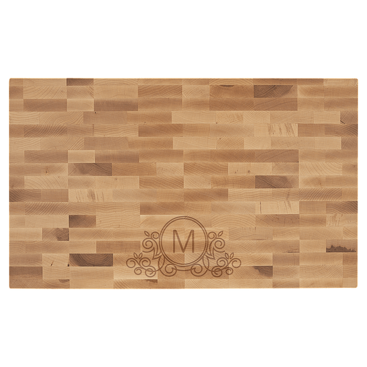 Maple Butcherblock Cutting Board - 22" x 13" x 1 1/2"